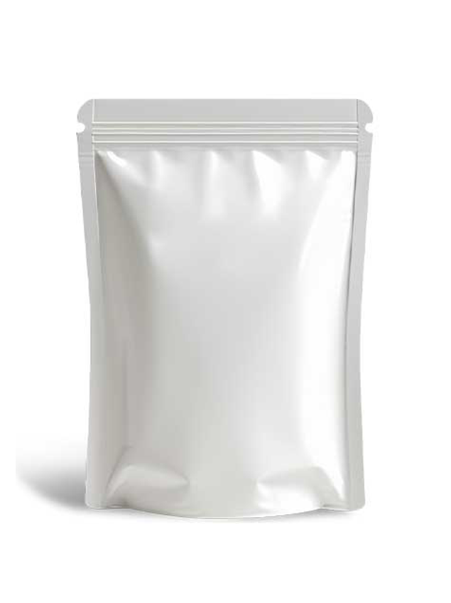Custom resealable pouch supplement format for cost-effective bulk packaging with extended shelf life.